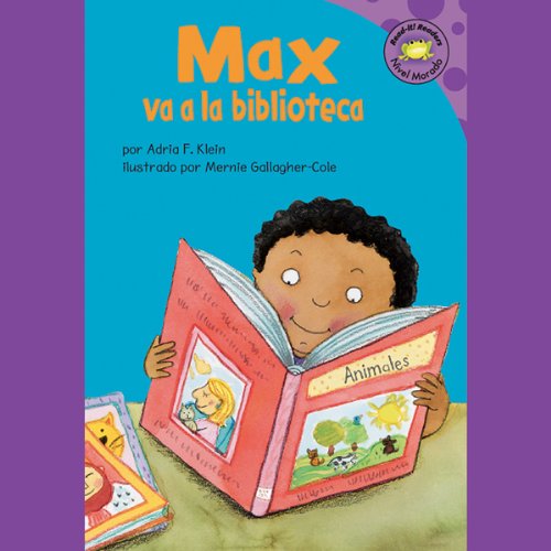 Max va a la biblioteca book cover